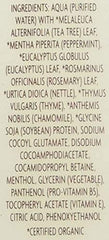 Trader Joe's Tea Tree Tingle foam closeup showing rich lather for invigorating showers