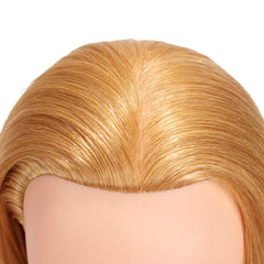 Training Head clamp stand included for secure salon practice.