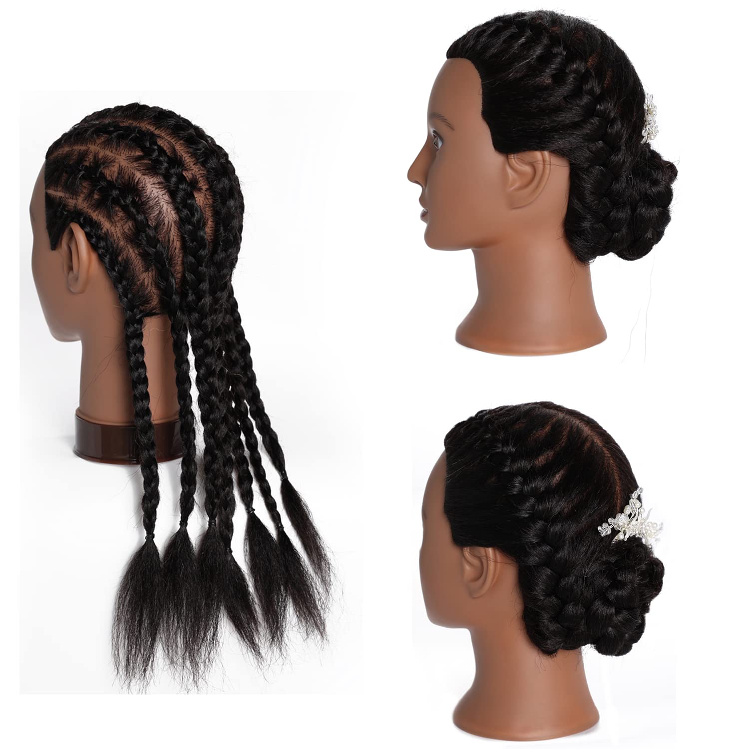 Traininghead first-use combing guide highlights gentle shedding and care.