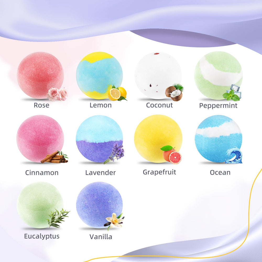 TranquilBliss lemon fragrance bombs provide bright citrus mood for uplifting soak