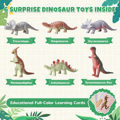 Six-fragrance collage from TranquilBliss Dino Eggs.