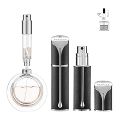 Travalo AQUA bottle bottom-fill demonstrates easy refill for on the go fragrance