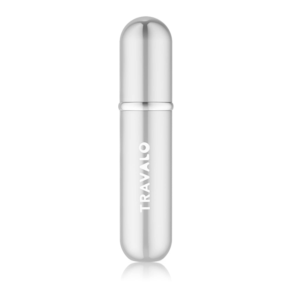 Travalo Classic HD red-base refill system helps prevent spills when filling.
