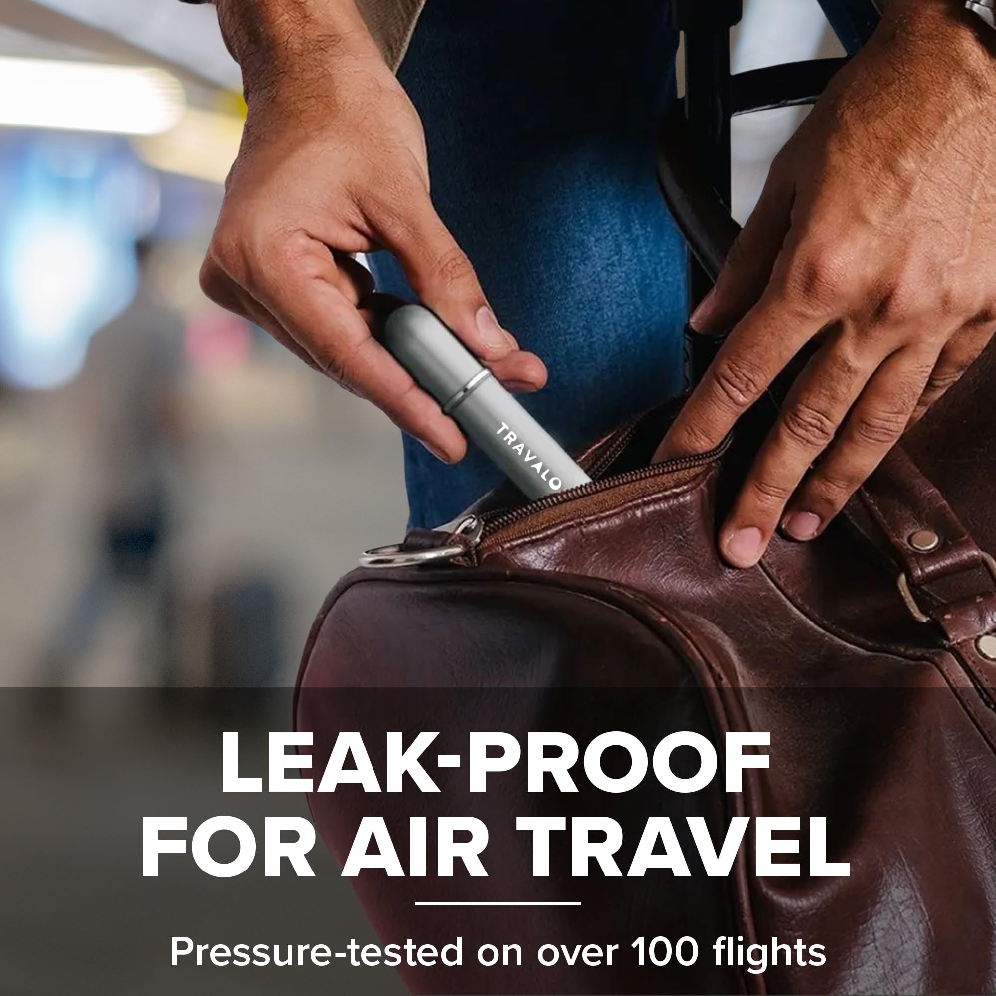 Travalo Classic HD compact travel design fits in purses and carry-ons.