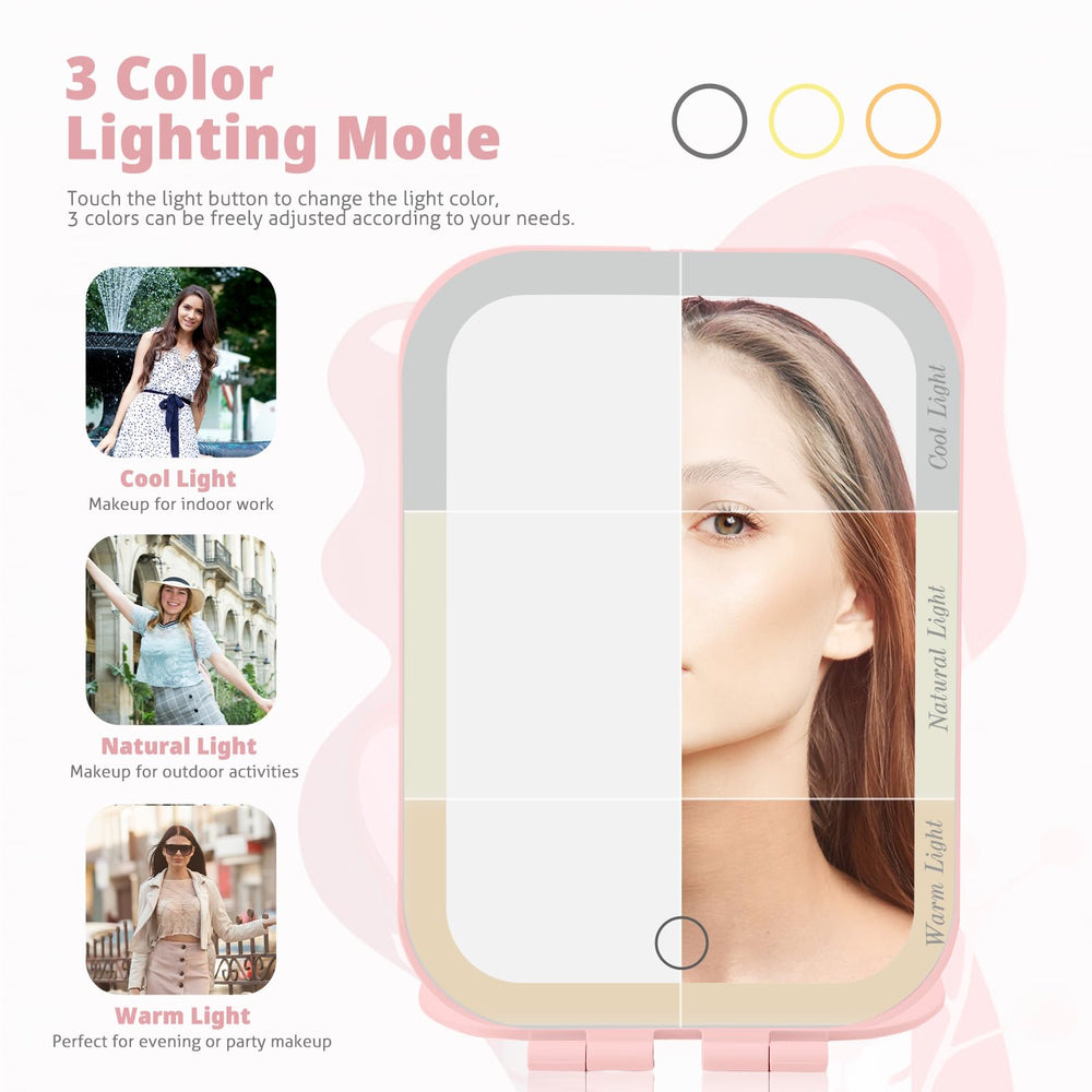 TREASO three light settings toggle for daylight natural and warm tones