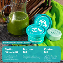 Tree Bottle shampoo-bar root-volume-boost image shows fuller-looking hair from roots