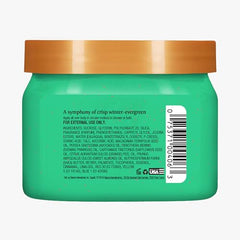 Tree Hut Mistletoe Magic Scrub shea butter jar closeup emphasizes deep hydration and softness