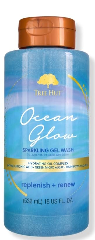 Tree Hut Ocean Glow bathroom setup image ready for a refreshing routine.