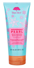 Tree Hut Peppermint Pearl bottle for daily hydration and softness.