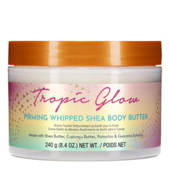 Tree Hut Tropic Glow whipped butter jar close-up shows creamy hydration for soft skin