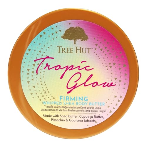 Tree Hut Tropic Glow whipped butter texture swirl demonstrates fast absorption and non-greasy feel