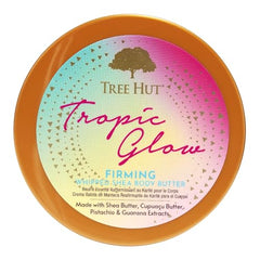 Tree Hut Tropic Glow whipped butter texture swirl demonstrates fast absorption and non-greasy feel