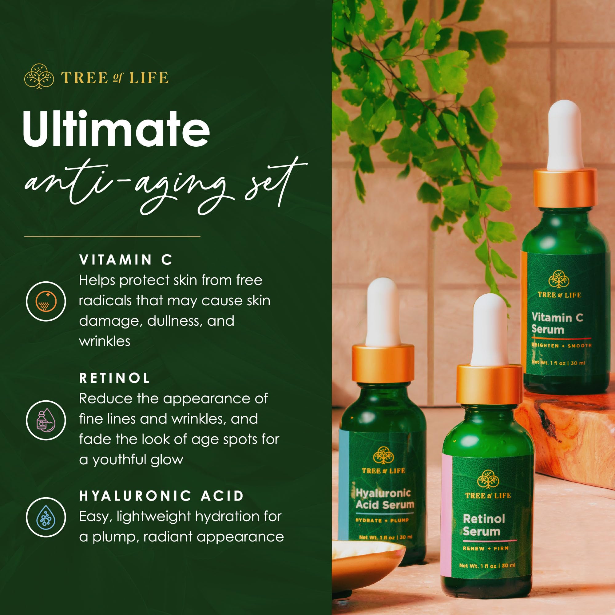 Tree of Life Beauty Aloe-Jojoba-Witch Hazel blend highlighting gentle care for sensitive skin