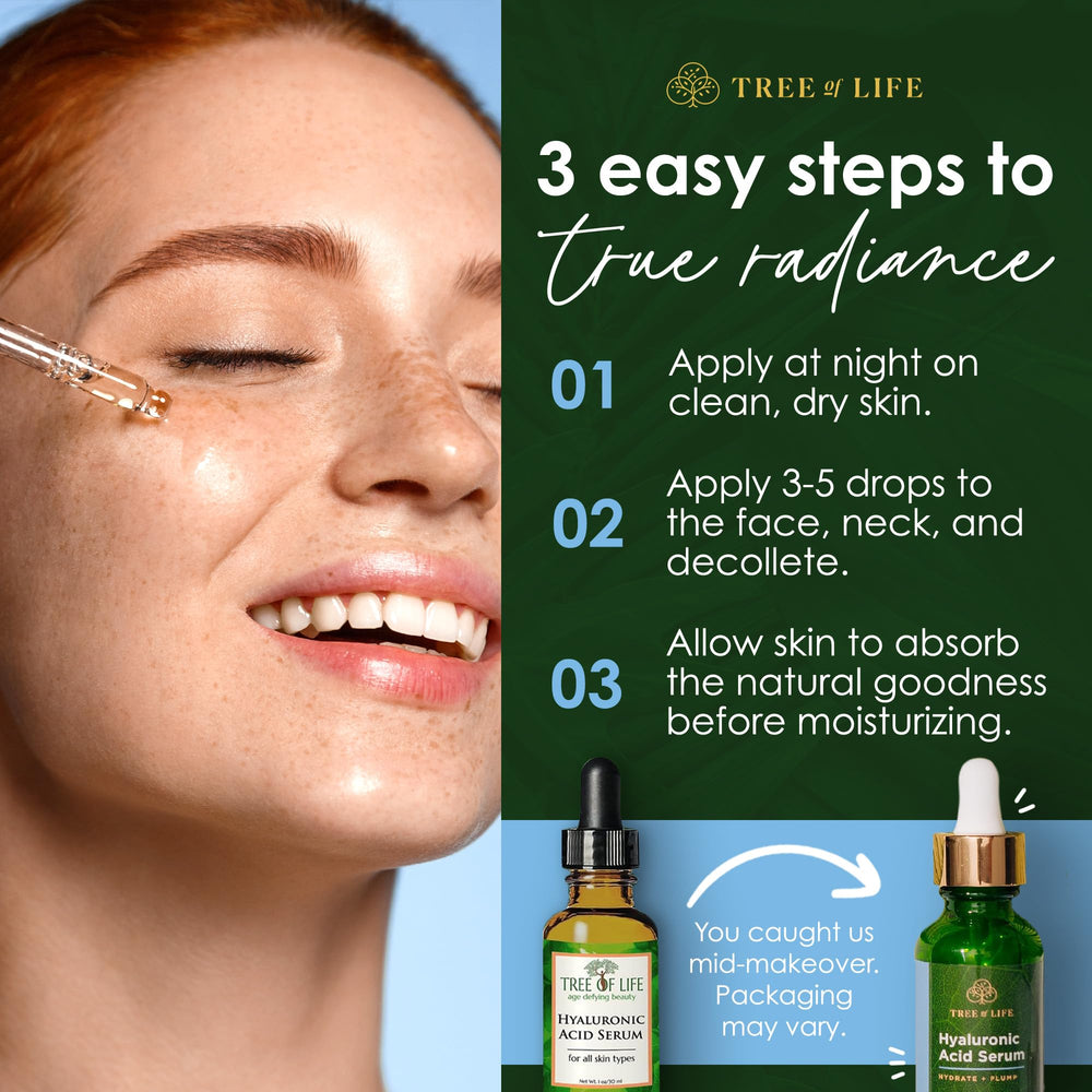 Tree of Life Beauty products with dermatologist-tested and cruelty-free indicators.