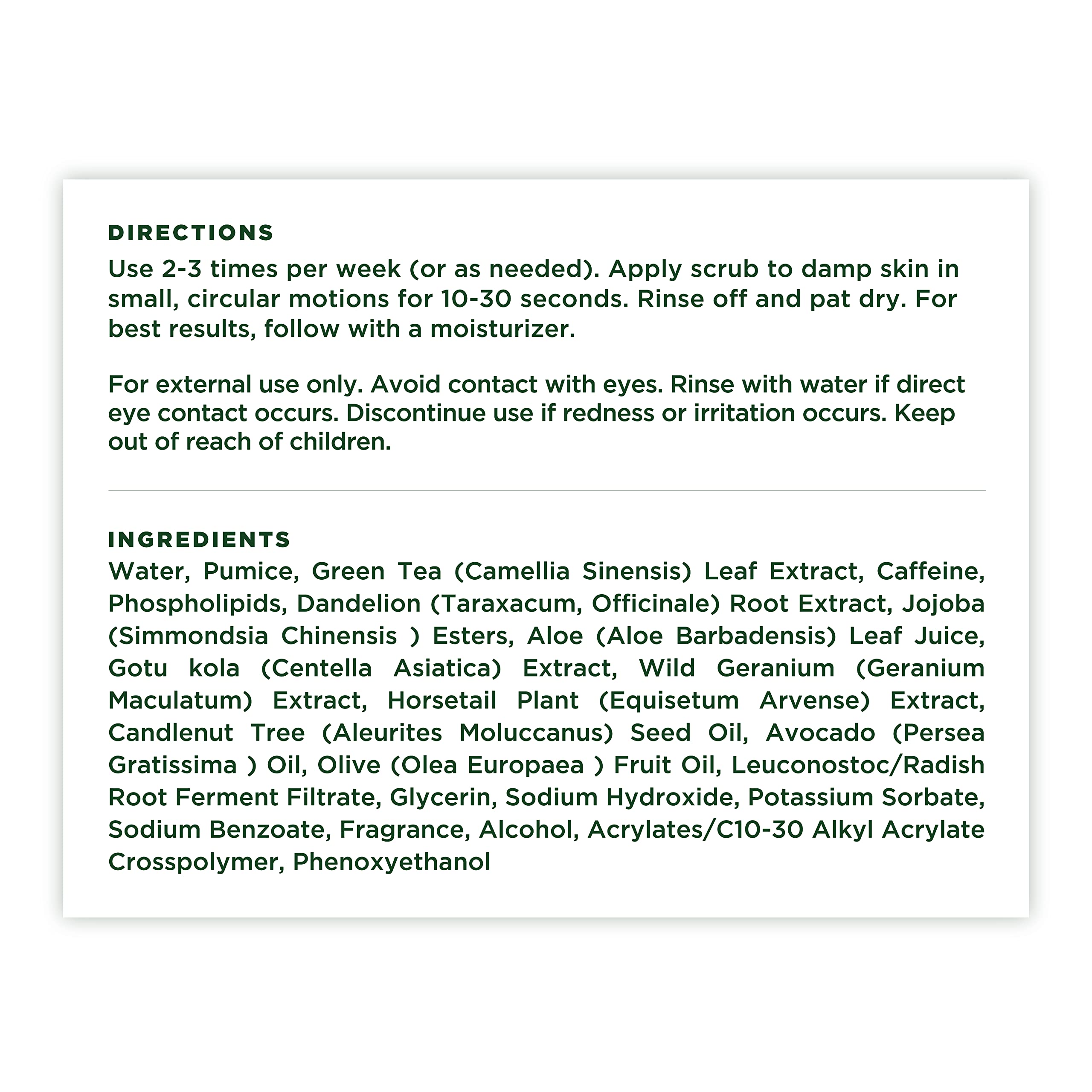 Tree of Life Beauty green tea and white tea ingredients portrayed for antioxidant support.