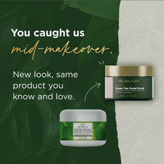 Tree of Life Beauty exfoliating scrub texture close-up with gentle micro-exfoliants for smoother skin.