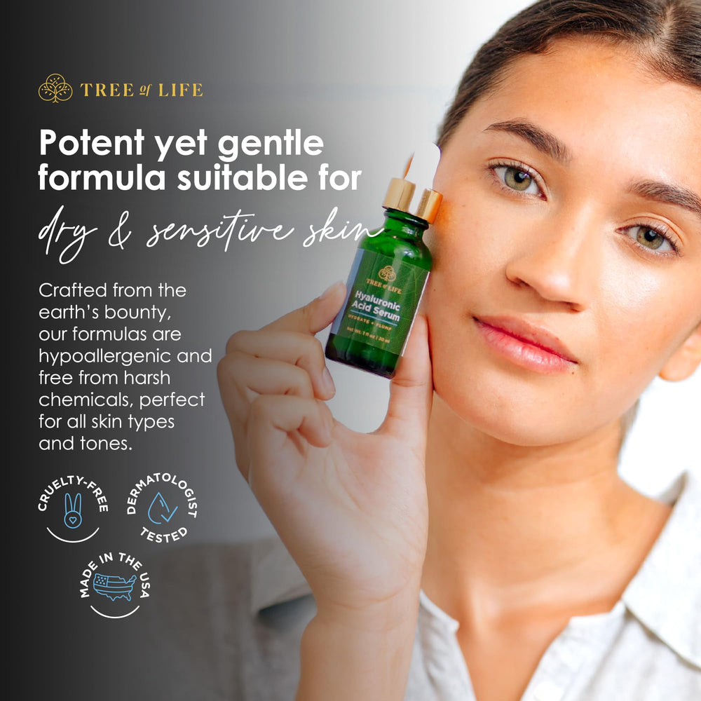 Applied to face and neck for a hydrated, even-toned look from Tree of Life Beauty.