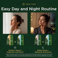 Tree of Life Beauty Hyaluronic Acid Serum dropper showing deep hydration