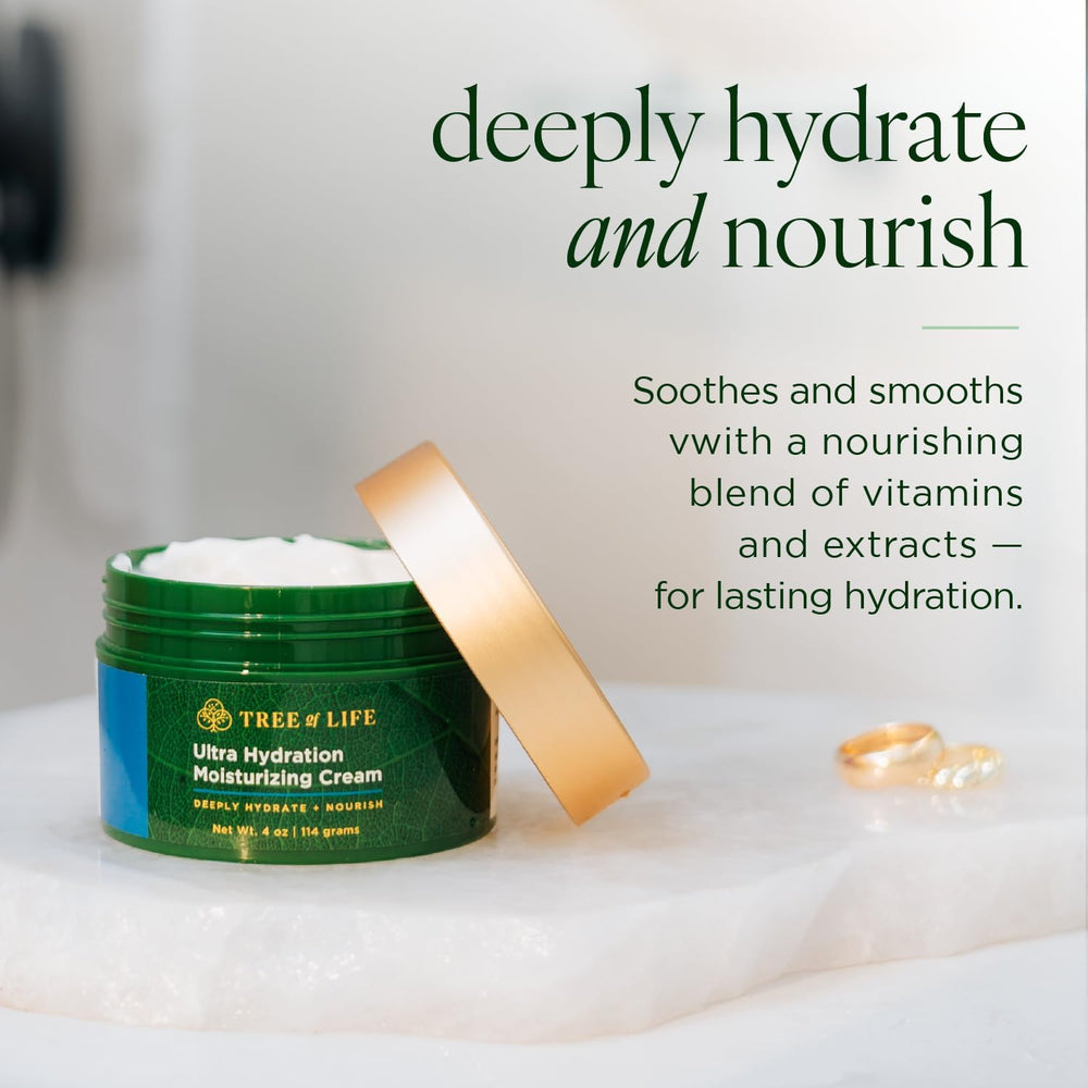 Tree of Life Beauty Moisturizer cruelty-free label reinforces ethical skincare choice.