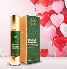 Tree of Life Beauty moisturizer texture swatch shows lightweight, absorbent formula.