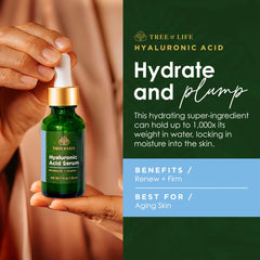 Tree of Life Beauty Retinol Serum bottle used at night to support firming.