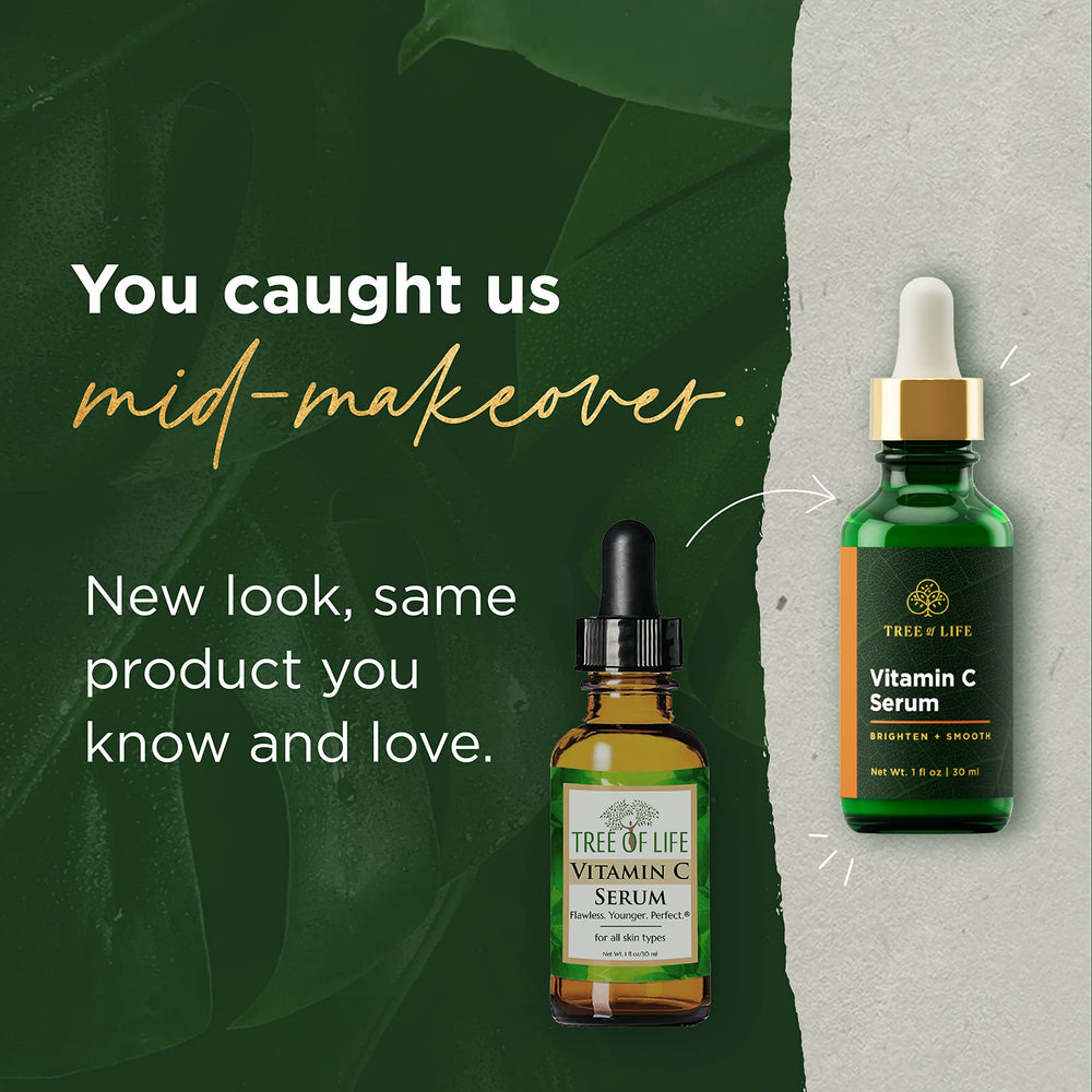 Tree of Life Beauty Retinol serum bottle targets smoothing fine lines and texture.