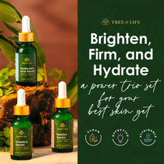 Tree of Life Beauty Retinol Serum pump on display for wrinkle reduction