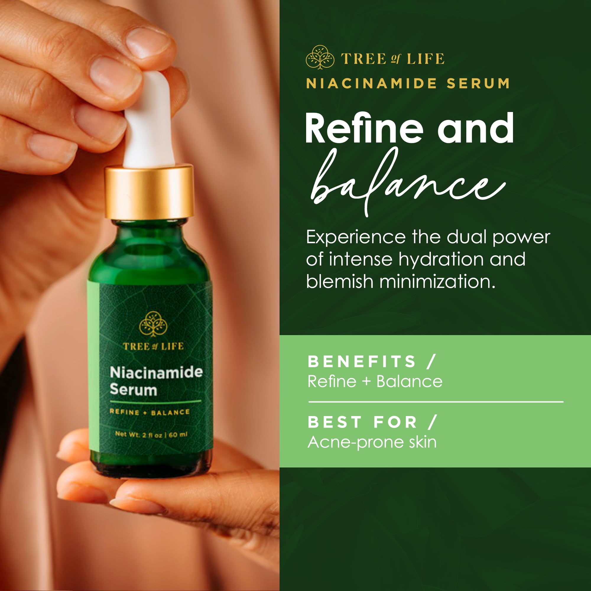 Tree of Life Beauty skin care set packaging closeup invites at-home routine