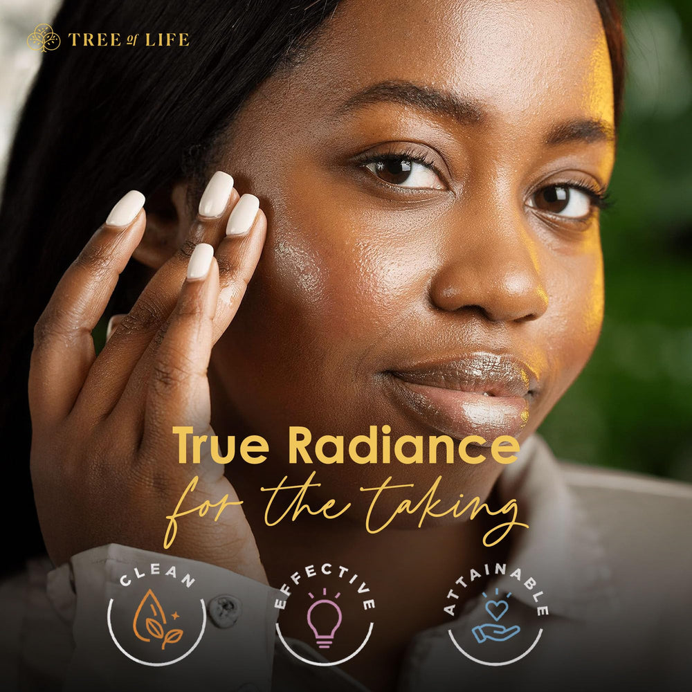 Tree of Life Beauty travel-friendly kit displayed on a vanity