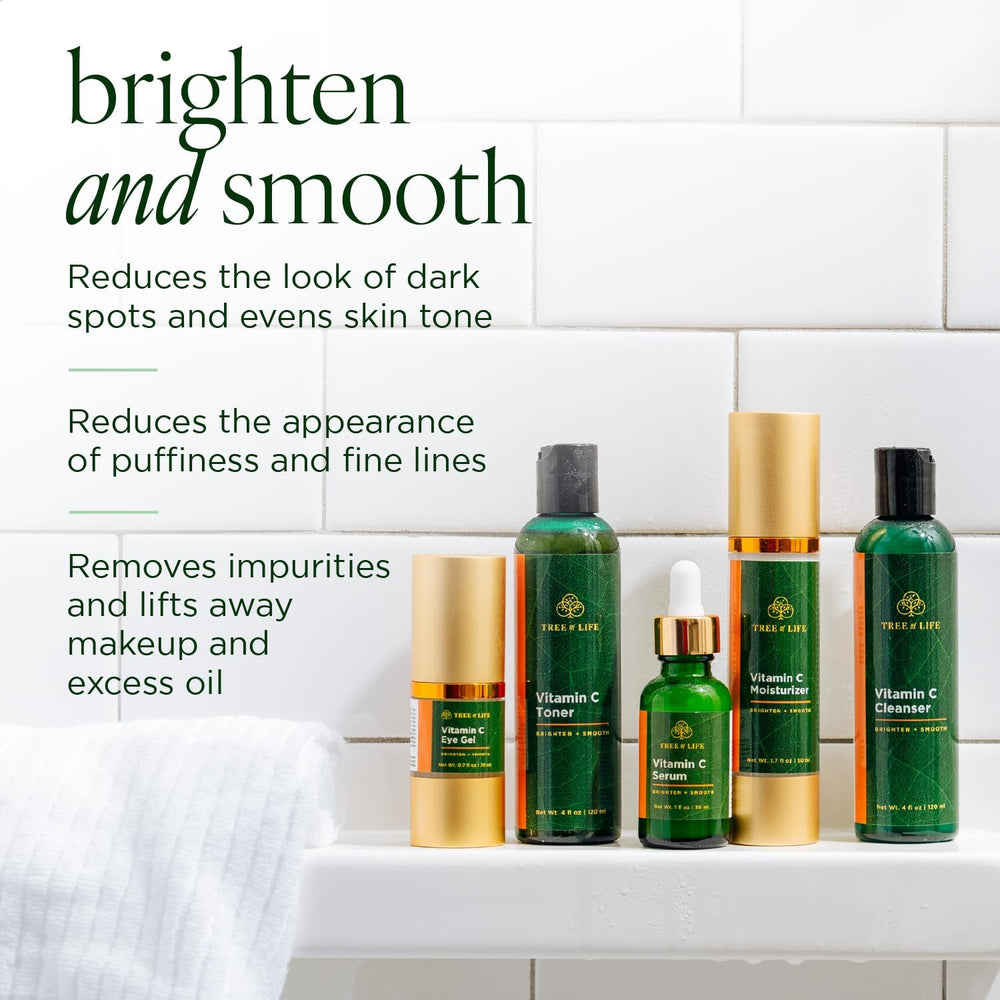 Tree of Life Beauty Vitamin C Cleanser demonstrates gentle cleansing and brightening action.