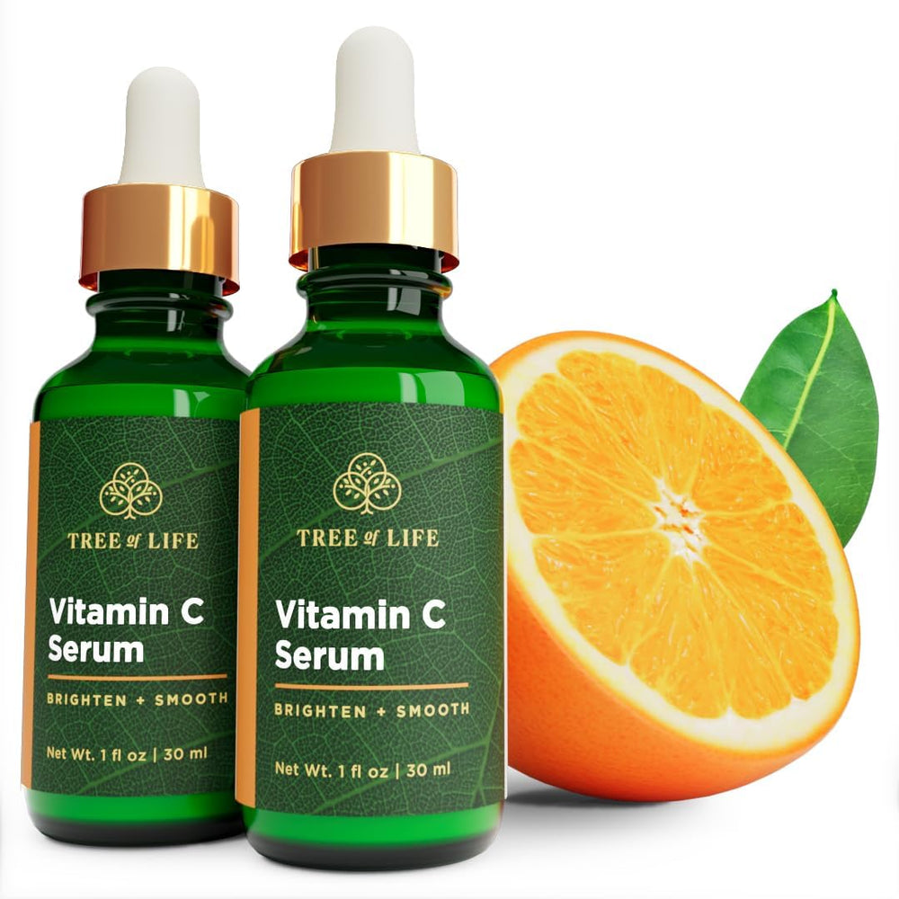 Tree of Life Beauty vitamin C serum bottle front for brightening daily routine