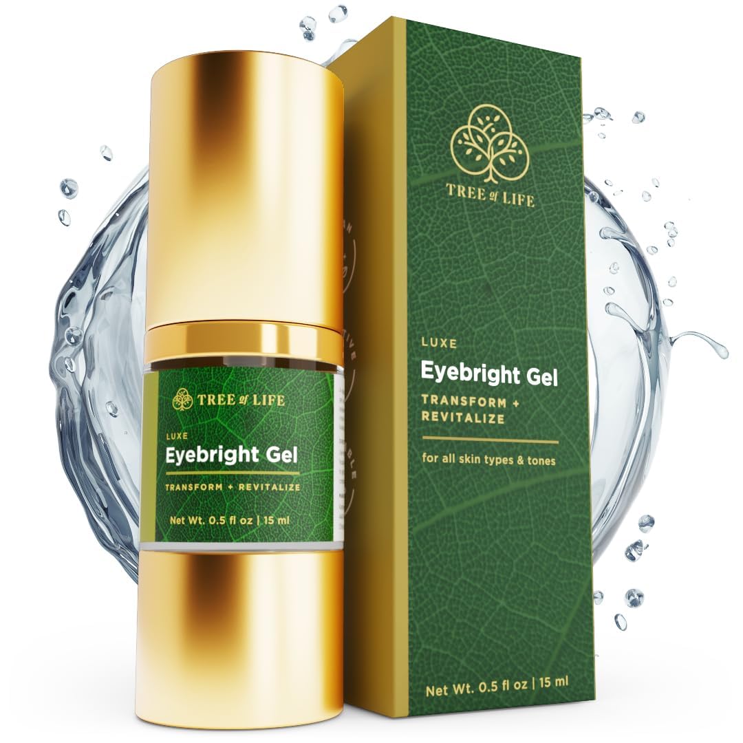 Tree of Life Beauty eyebright gel jar closeup for hydrating the under-eye area