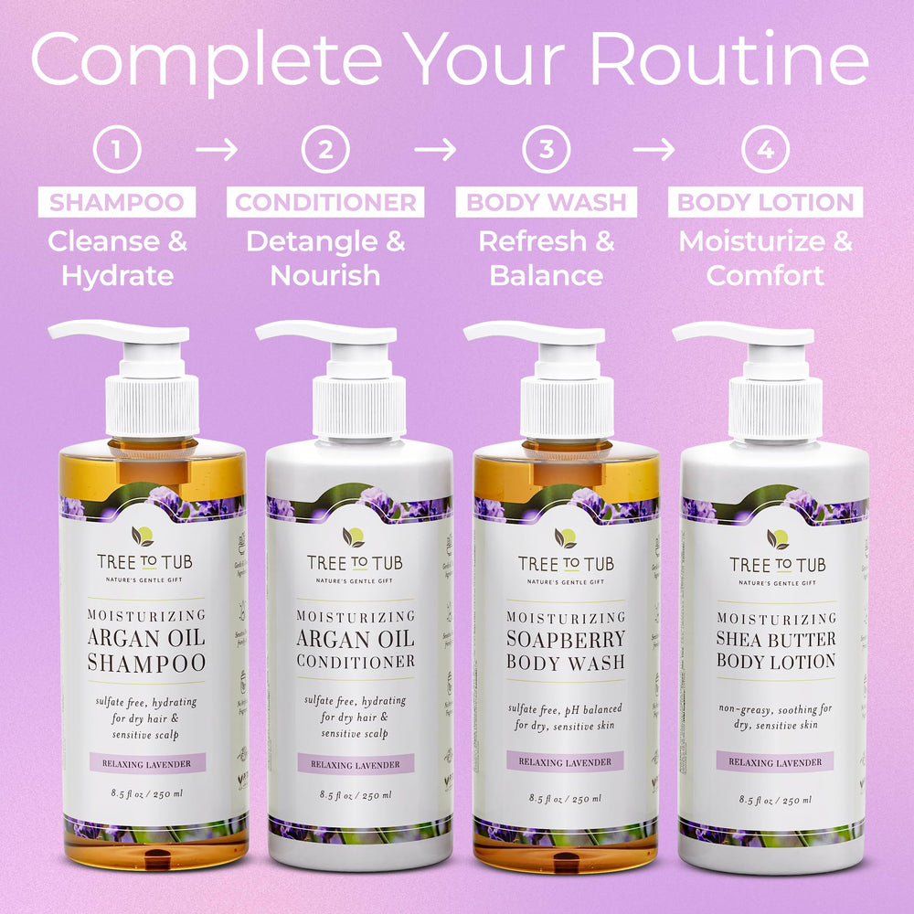 Tree to Tub diverse hair types results montage suggests versatile care.