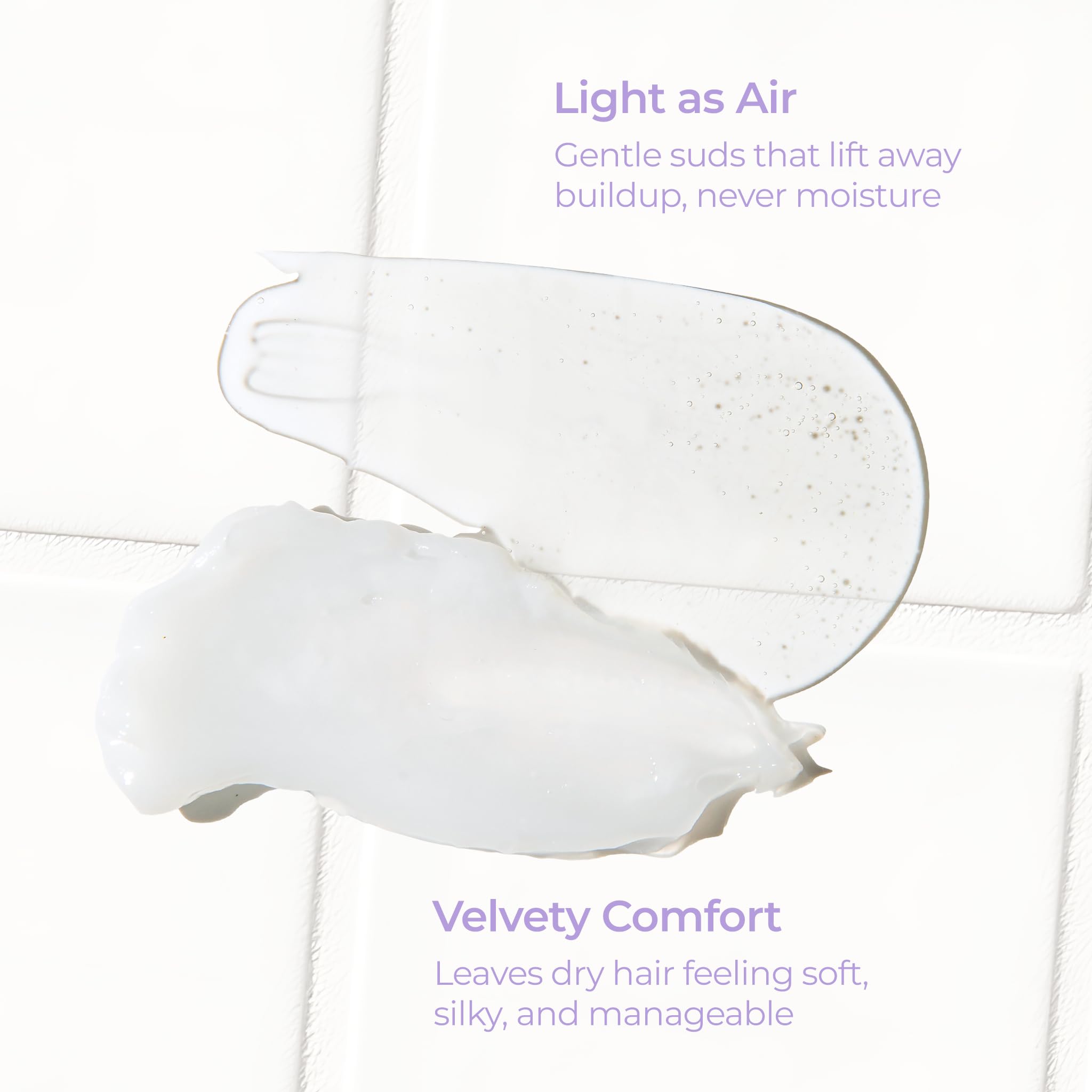 Tree to Tub label close-up emphasizes balanced pH and sulfate-free formula.