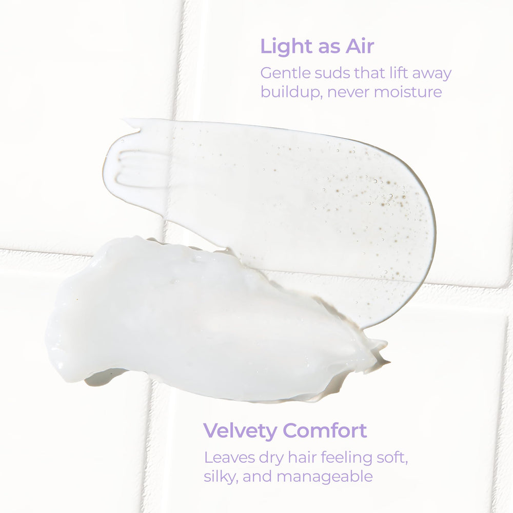 Tree to Tub label close-up emphasizes balanced pH and sulfate-free formula.