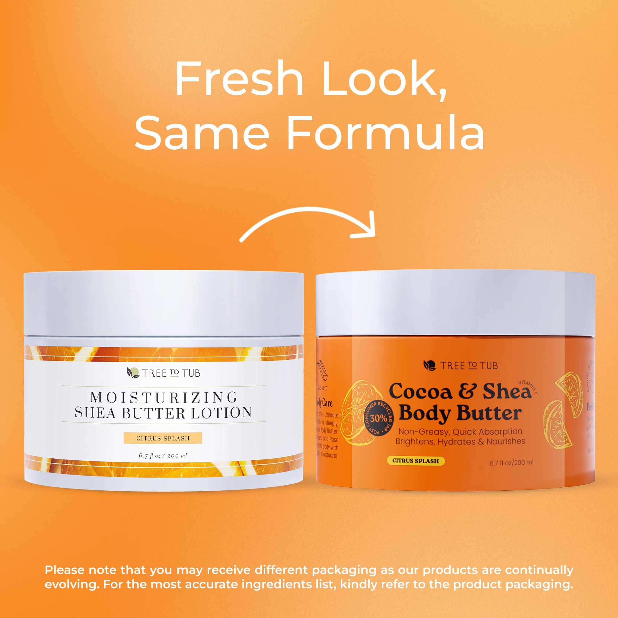 Tree to Tub Shea Body Butter on dry elbows showing repair and comfort.