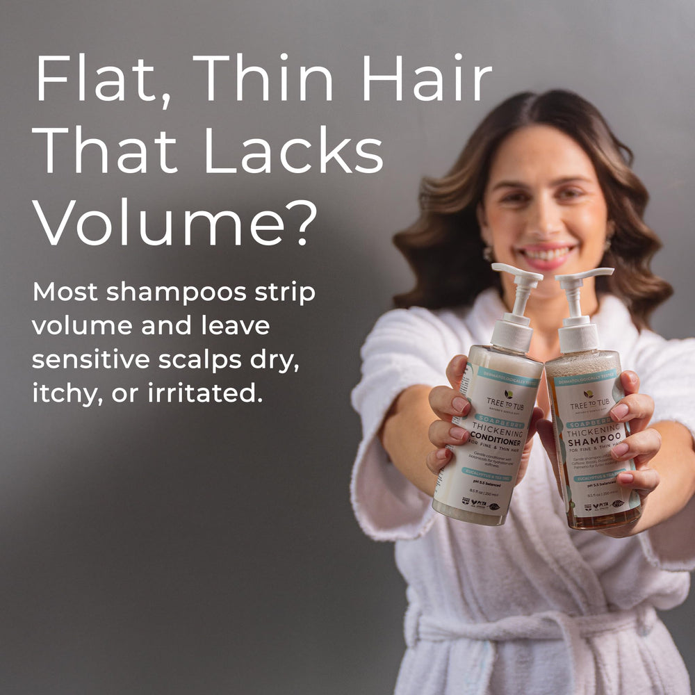 Tree To Tub volumizing biotin conditioner tube ready to thicken strands