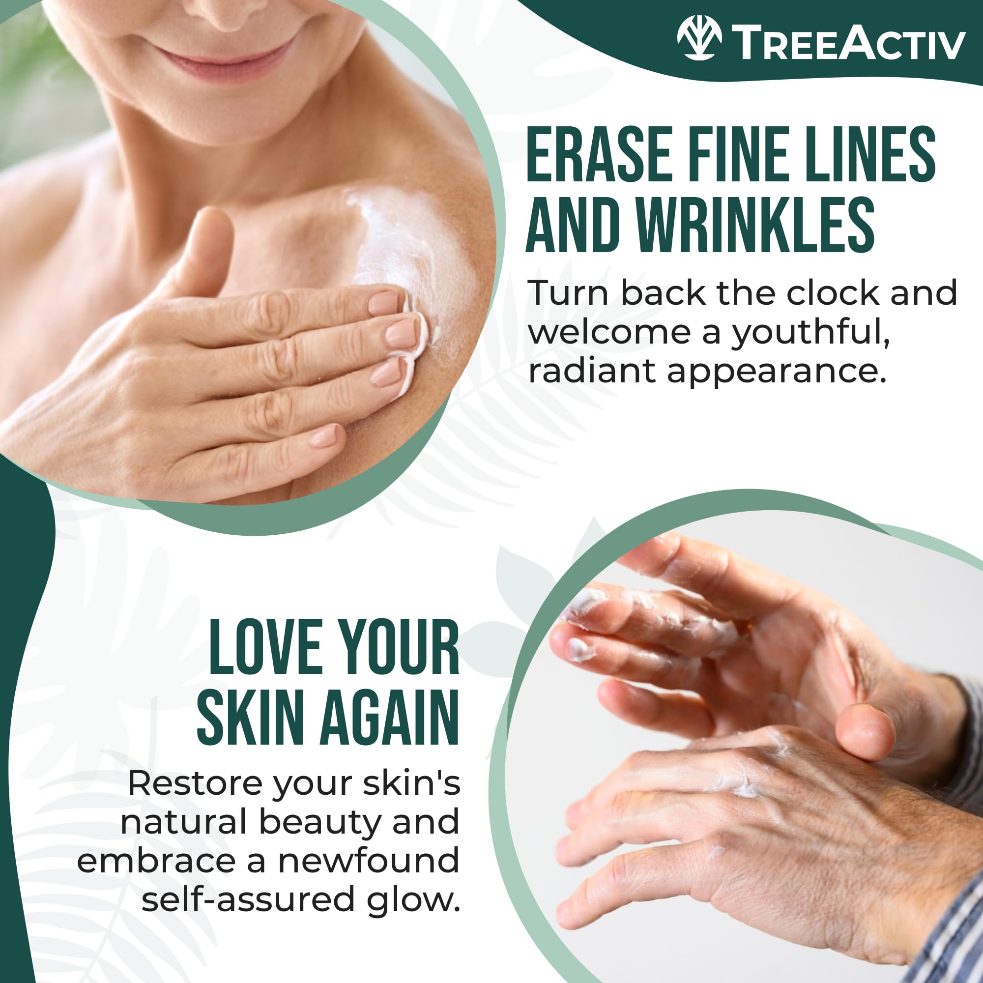 TreeActiv Crepey Skin Repair Cream pack-shot—2-pack value for ongoing hydration and care.