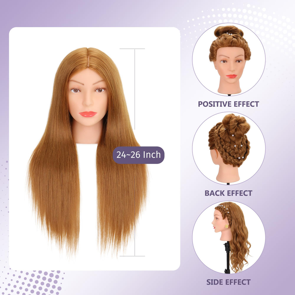 Treosida mannequin head wash and conditioning simulates real cleansing routines.