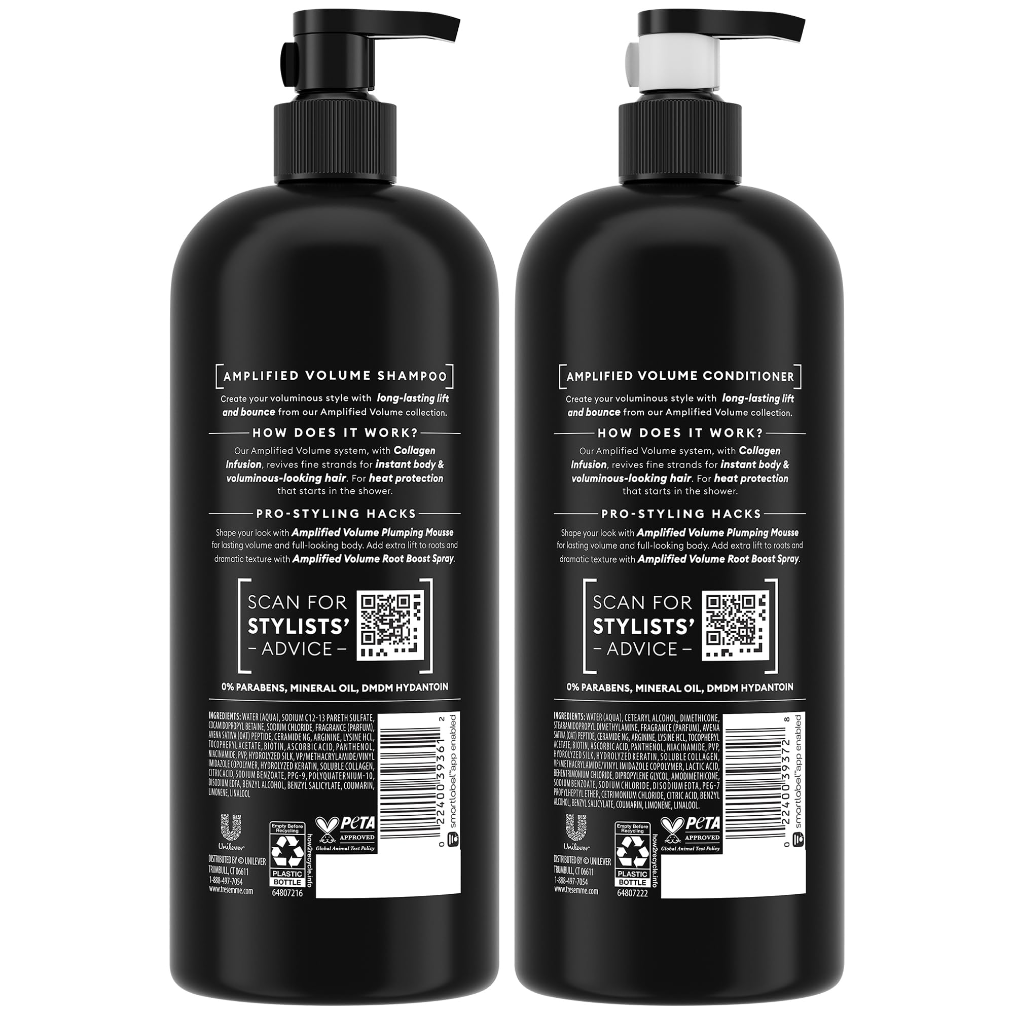 TRESemmé Amplified Volume Conditioner 28oz adds lift and detangling ease.