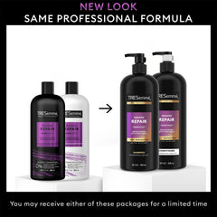 Bond Repair technology graphic illustrating hair strengthening with Bond Plex.