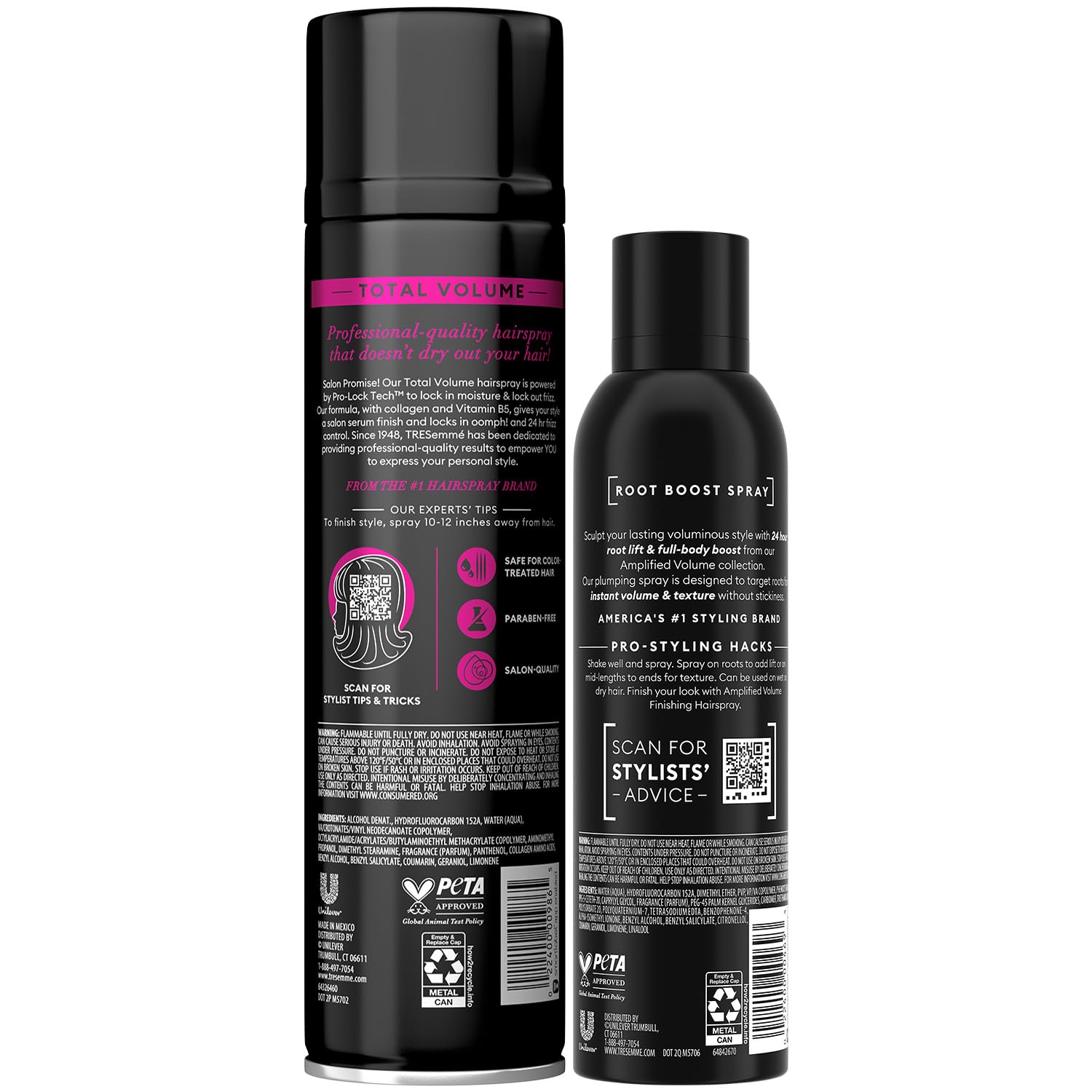 tresemme dark brown root color spray refreshed color and concealed grey roots