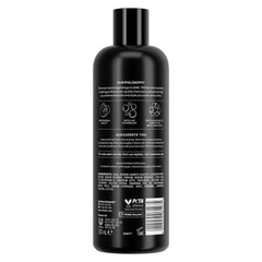 TRESemmé Deep Cleansing Shampoo close-up shows a rich lather for scalp cleansing
