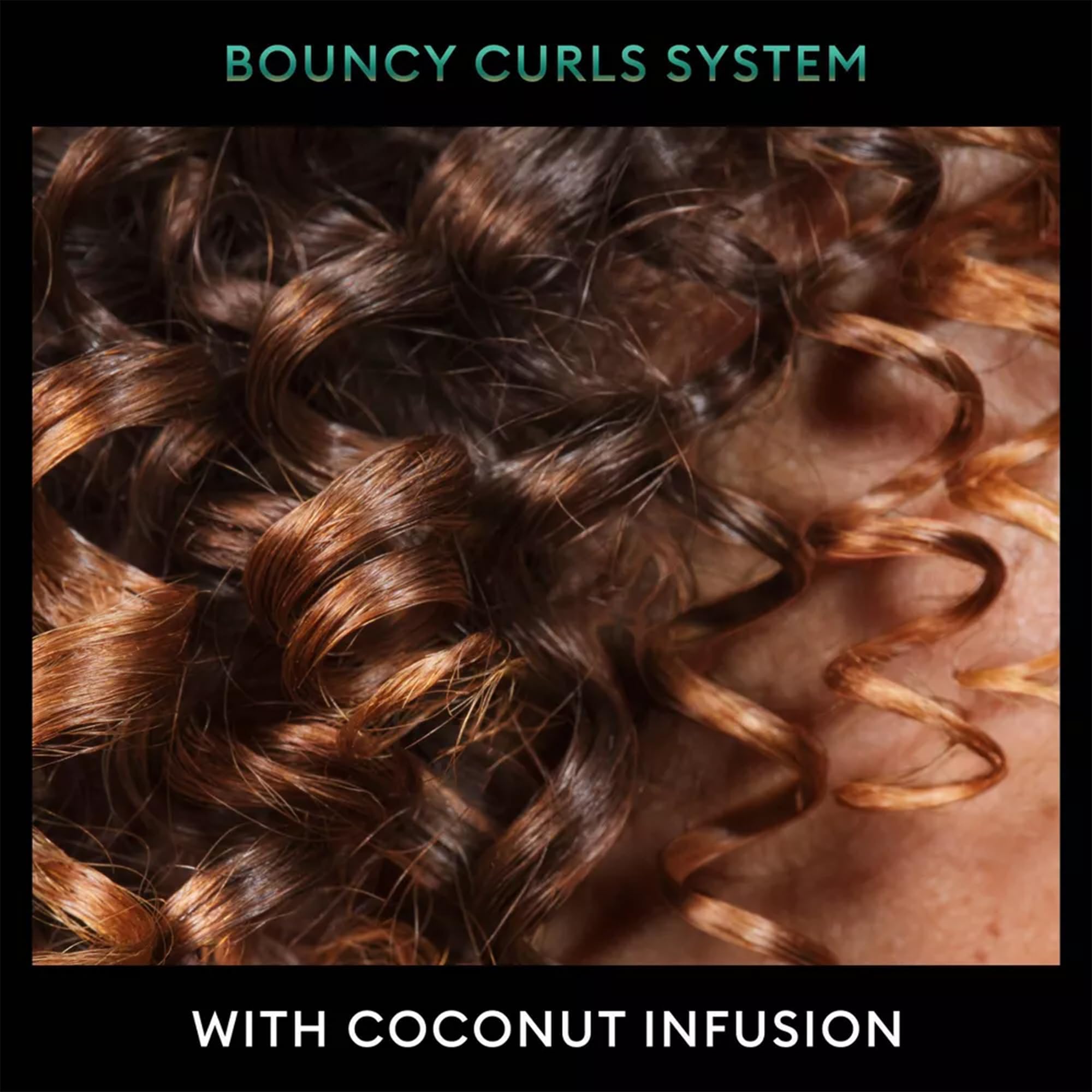 TRESemmé mousse being diffused for voluminous, well-defined curls.