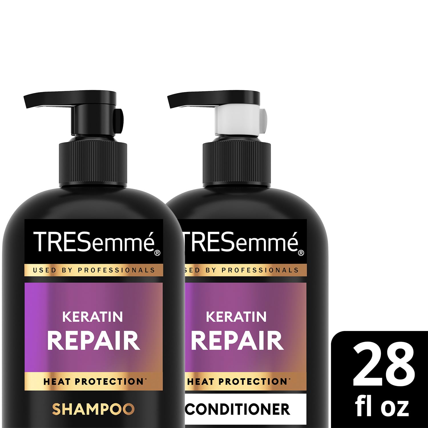 Gift set premium packaging by TRESemmé Keratin Repair for gifting or self-care.