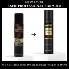 TRESemmé grey roots coverage being applied for quick concealment.
