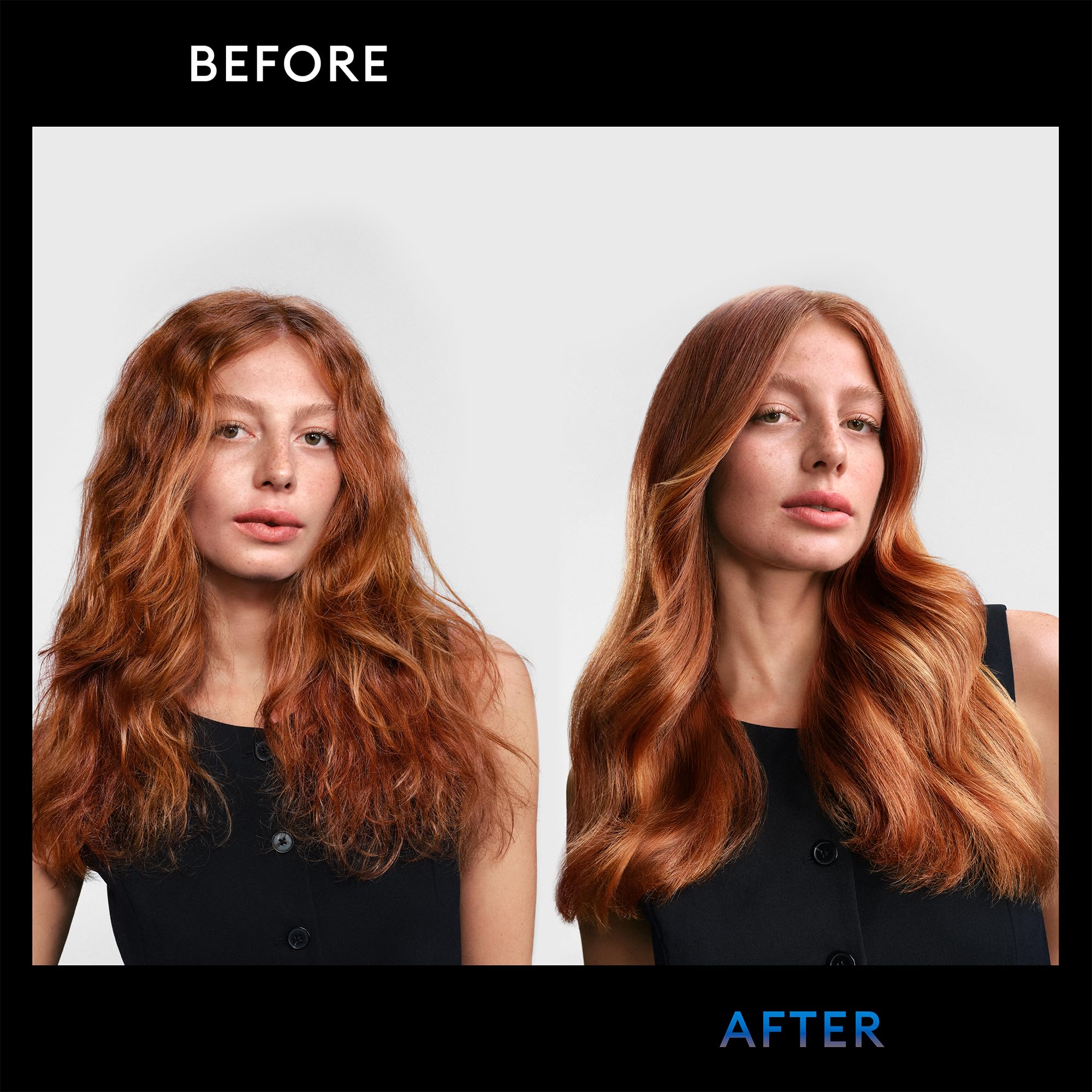 TRESemmé Hair Detangler formula close-up suggesting tangle-free styling prep.