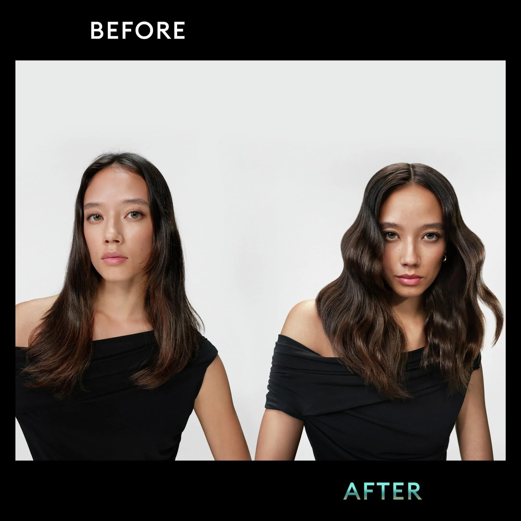 TRESemmé smoothing action showing sleek, frizz-free strands