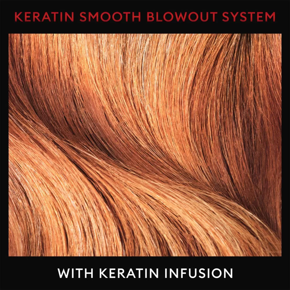 Conditioner application closeup for TRESemmé Keratin Smooth Color shows mid-lengths care