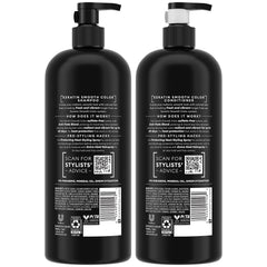 TRESemmé Keratin Smooth Color conditioner bottle offers frizz control and lasting shine